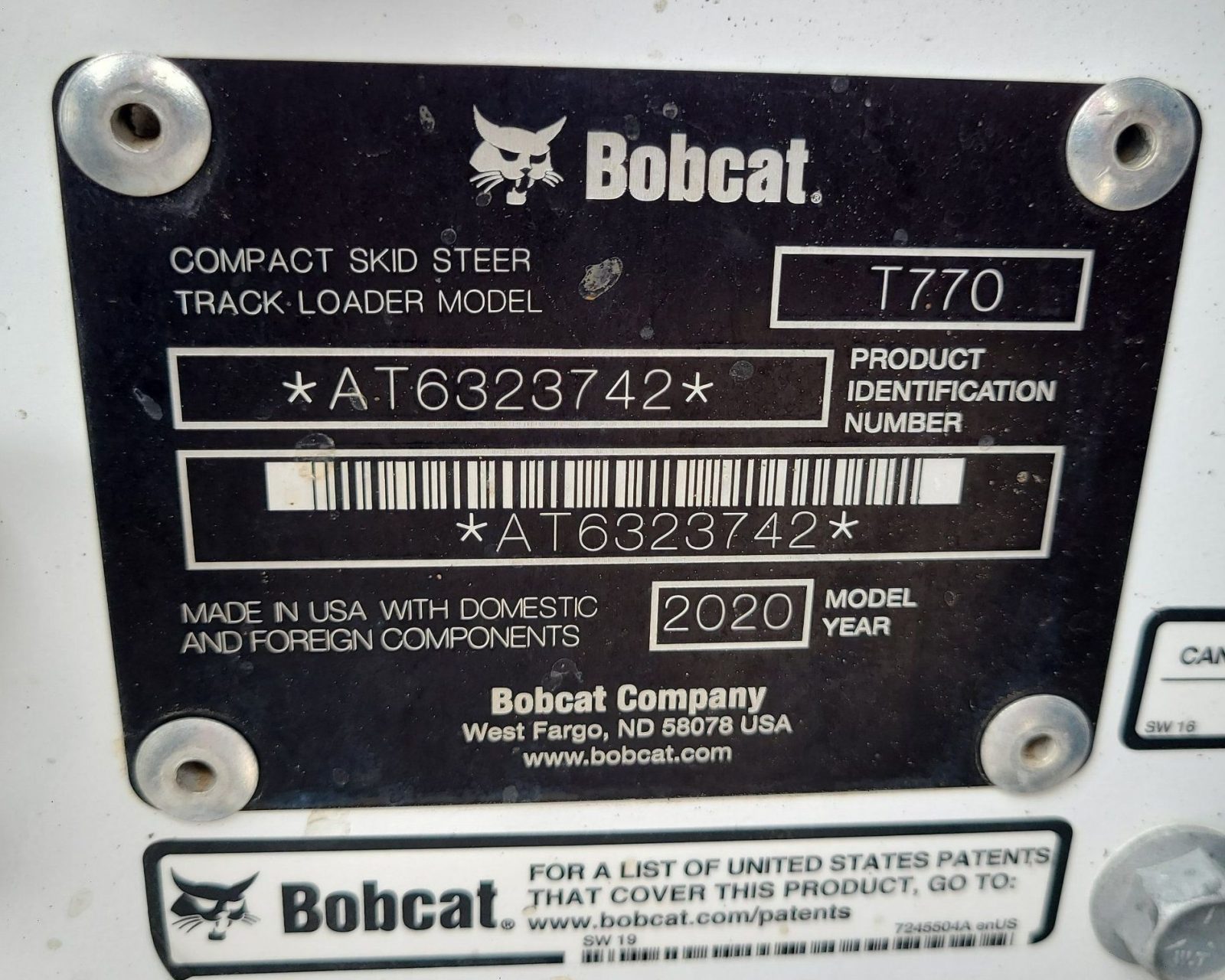 2020 Bobcat T770 Compact Track Loader photo 26